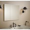 Kohler Aluminum Two-Door Medicine Cabinet With Mirrored Doors, Beveled Edges 30"Wx26"H CB-CLC3026FS - alternate 4